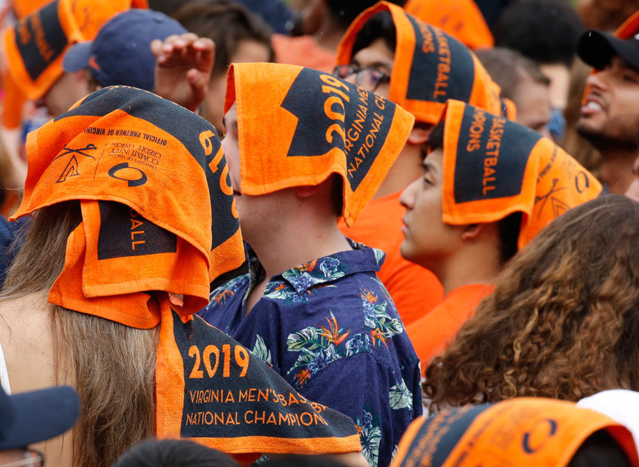 UVA championship celebration